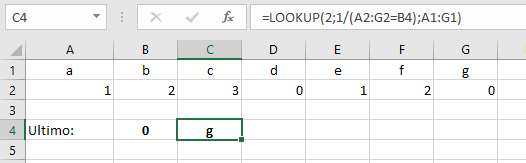 Exemplo Excel Lookup